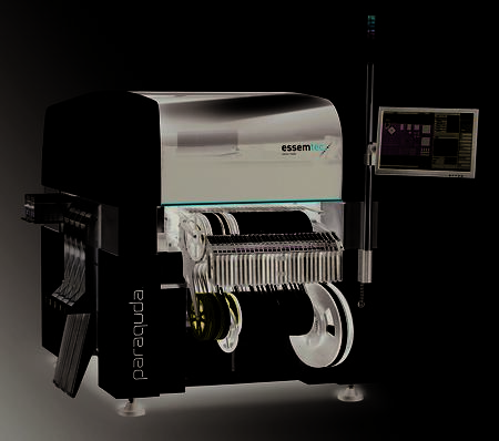 Paraquda multifunctional SMT assembler with solder jet valve